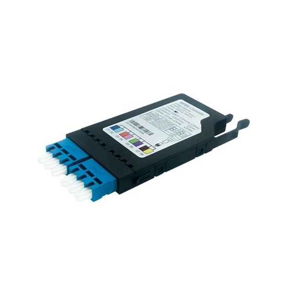 What are the disadvantages of having three connectors on a fiber optic cable 