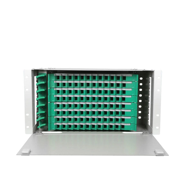 What is an 8-in-8-out optical cable splice box 